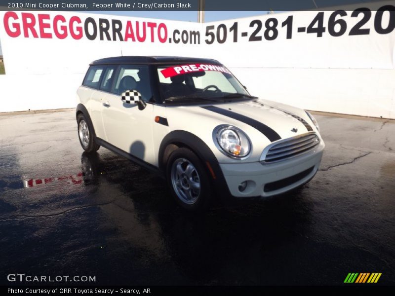 Pepper White / Grey/Carbon Black 2010 Mini Cooper Clubman