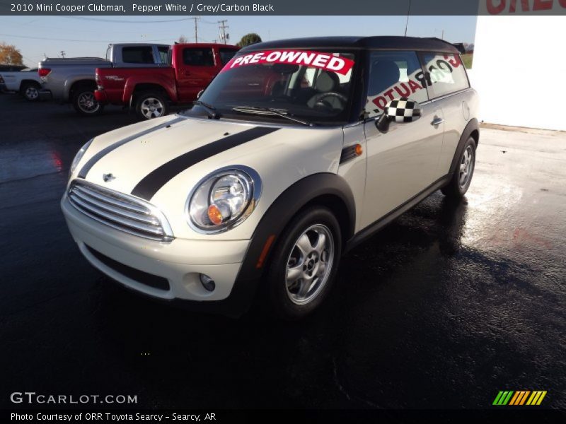 Pepper White / Grey/Carbon Black 2010 Mini Cooper Clubman