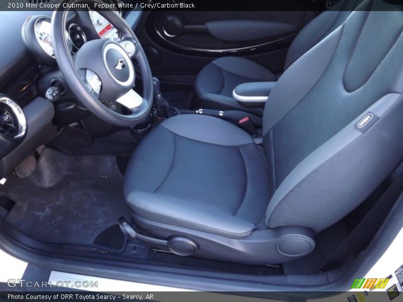 Pepper White / Grey/Carbon Black 2010 Mini Cooper Clubman