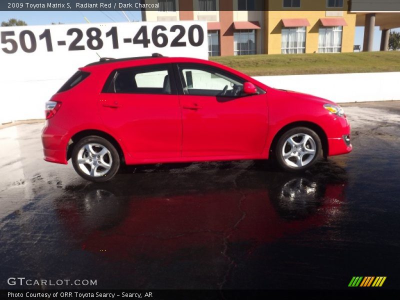 Radiant Red / Dark Charcoal 2009 Toyota Matrix S