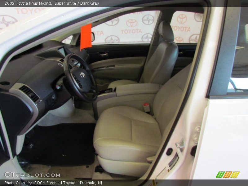 Super White / Dark Gray 2009 Toyota Prius Hybrid