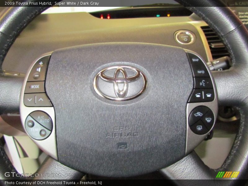 Super White / Dark Gray 2009 Toyota Prius Hybrid