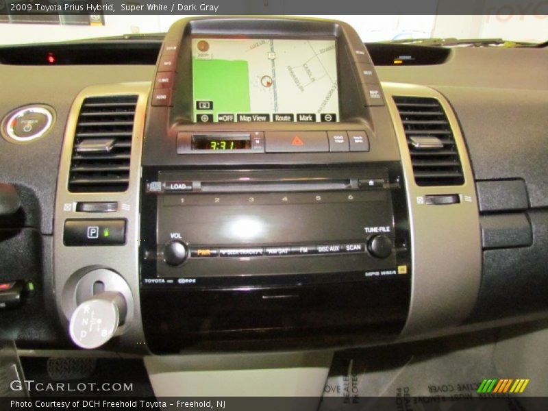 Super White / Dark Gray 2009 Toyota Prius Hybrid