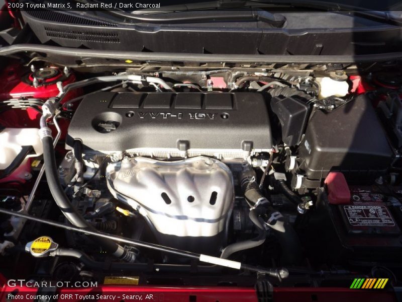 Radiant Red / Dark Charcoal 2009 Toyota Matrix S