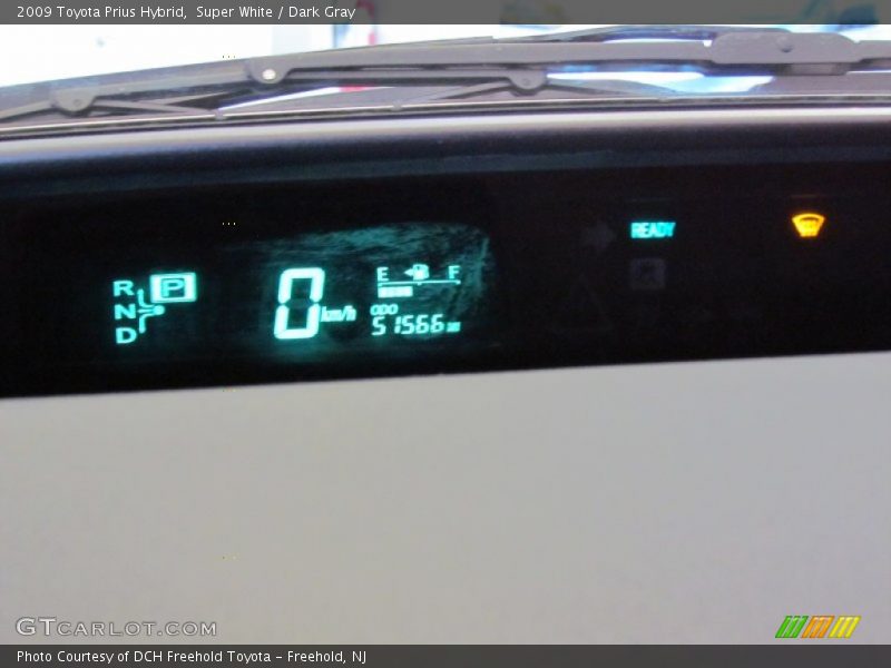 Super White / Dark Gray 2009 Toyota Prius Hybrid