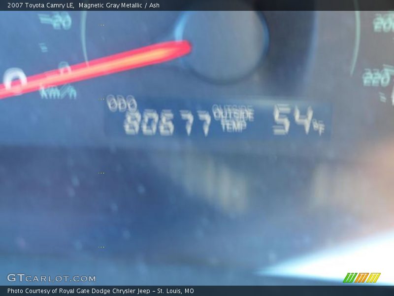 Magnetic Gray Metallic / Ash 2007 Toyota Camry LE