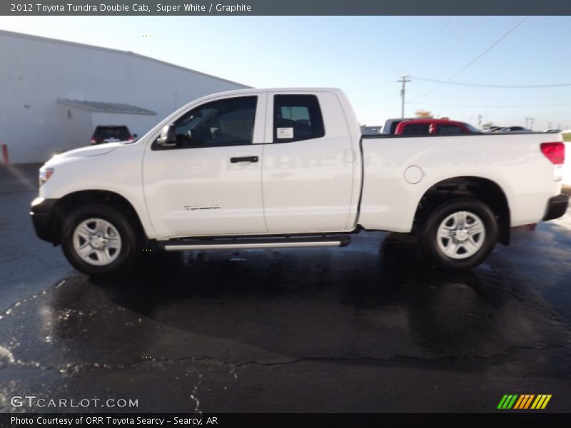 Super White / Graphite 2012 Toyota Tundra Double Cab