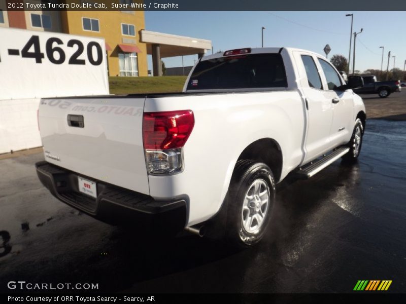 Super White / Graphite 2012 Toyota Tundra Double Cab