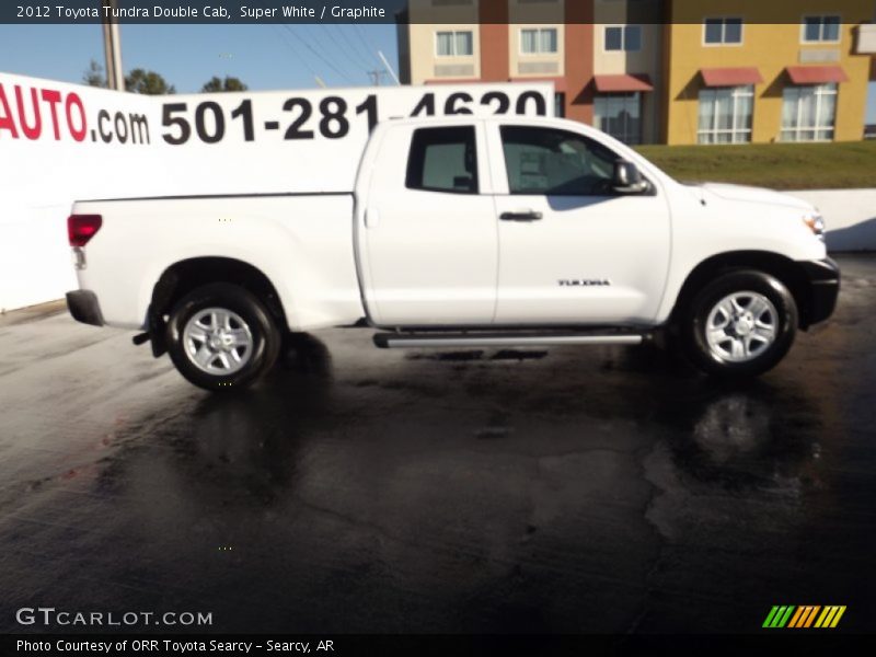 Super White / Graphite 2012 Toyota Tundra Double Cab