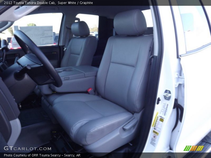Super White / Graphite 2012 Toyota Tundra Double Cab