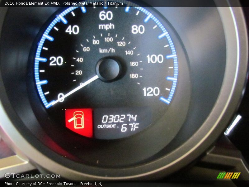 Polished Metal Metallic / Titanium 2010 Honda Element EX 4WD