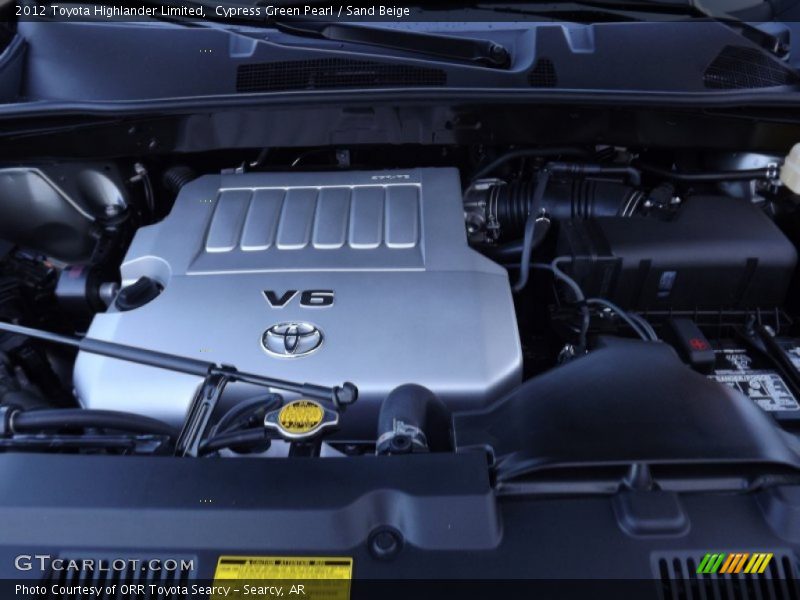 Cypress Green Pearl / Sand Beige 2012 Toyota Highlander Limited
