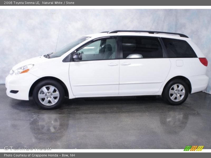 Natural White / Stone 2008 Toyota Sienna LE