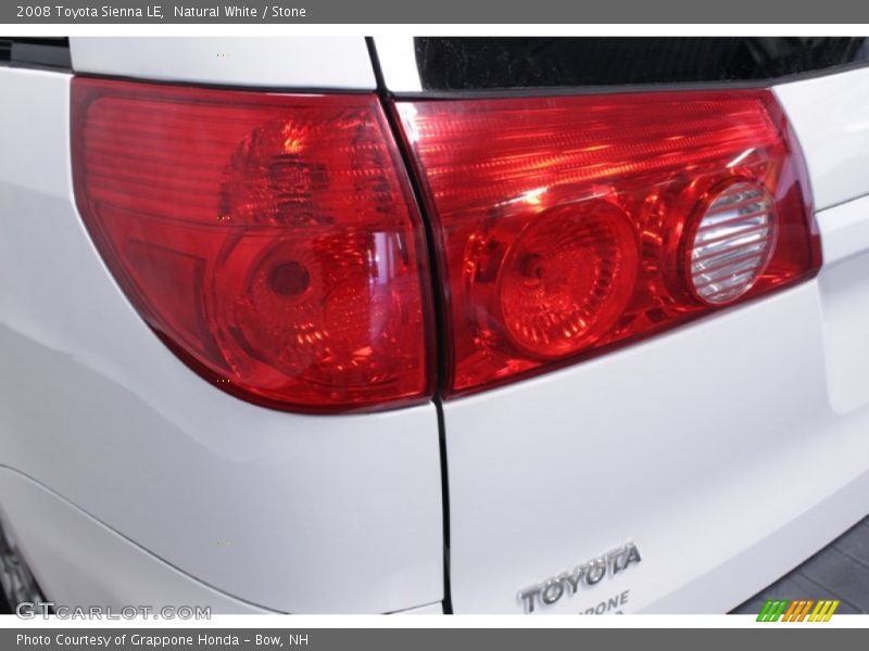 Natural White / Stone 2008 Toyota Sienna LE