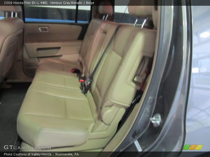 Nimbus Gray Metallic / Beige 2009 Honda Pilot EX-L 4WD