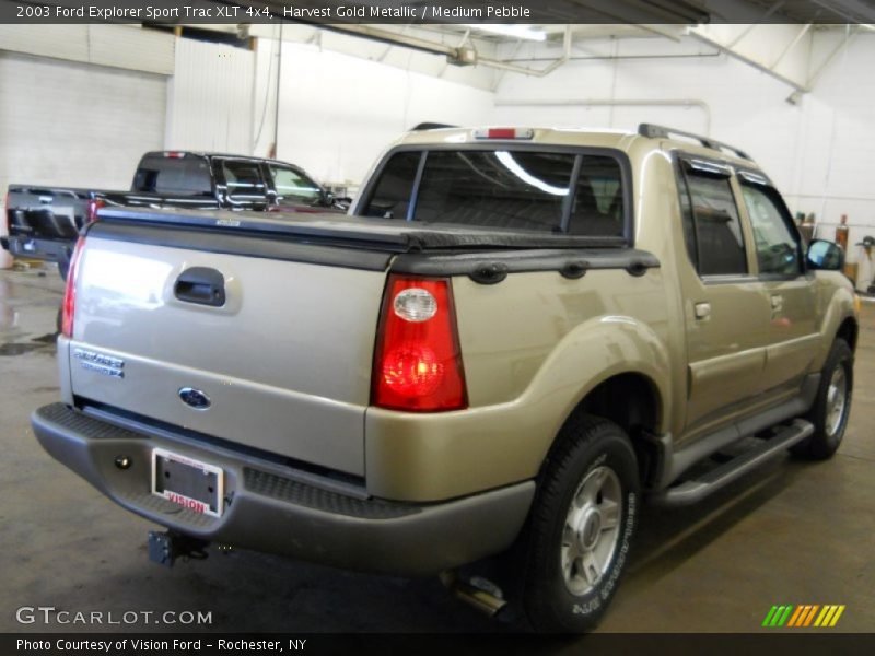 Harvest Gold Metallic / Medium Pebble 2003 Ford Explorer Sport Trac XLT 4x4
