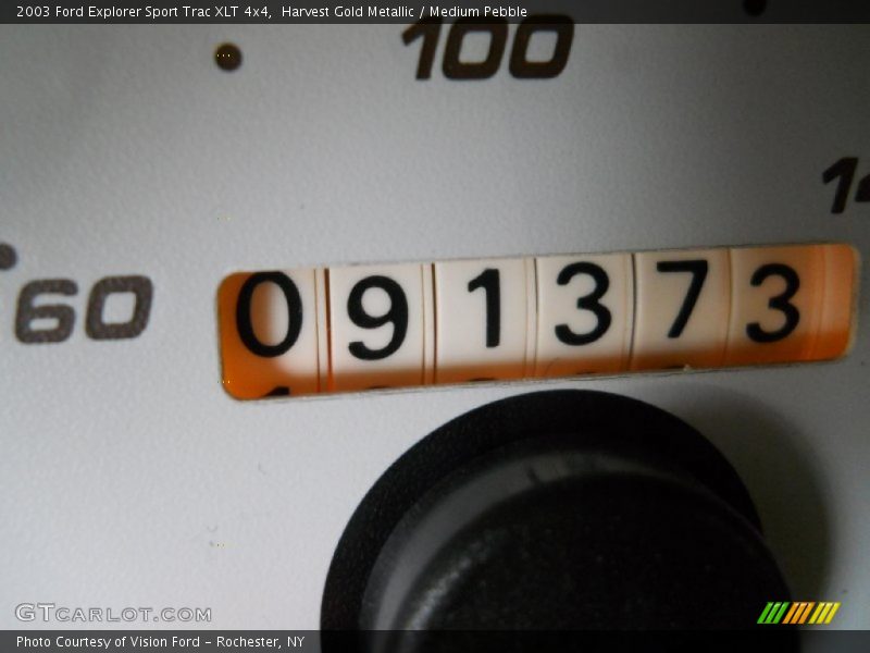 Harvest Gold Metallic / Medium Pebble 2003 Ford Explorer Sport Trac XLT 4x4