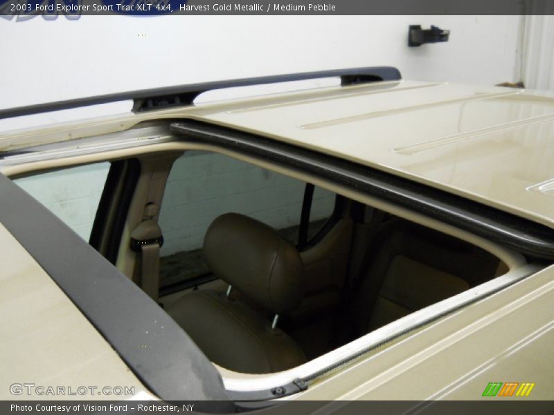 Harvest Gold Metallic / Medium Pebble 2003 Ford Explorer Sport Trac XLT 4x4