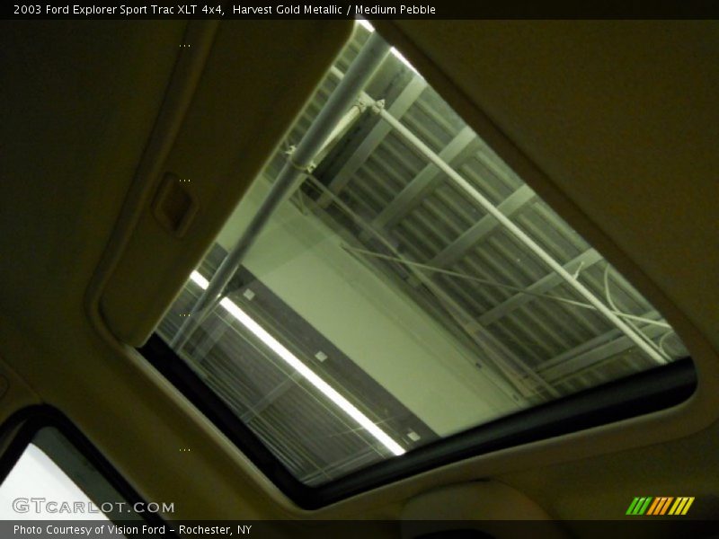 Harvest Gold Metallic / Medium Pebble 2003 Ford Explorer Sport Trac XLT 4x4