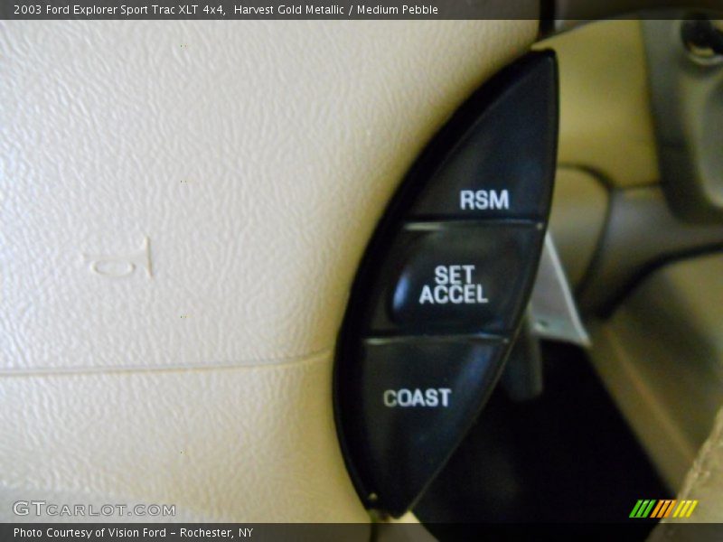 Harvest Gold Metallic / Medium Pebble 2003 Ford Explorer Sport Trac XLT 4x4