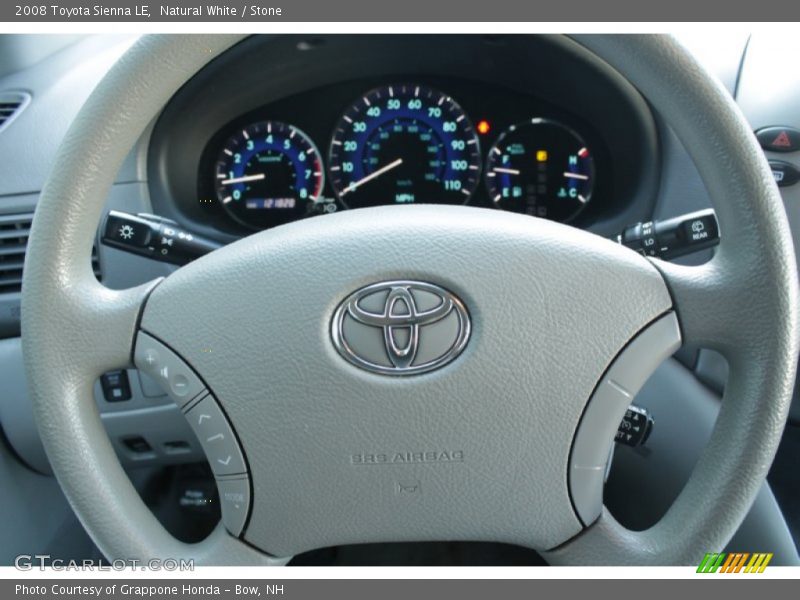 Natural White / Stone 2008 Toyota Sienna LE