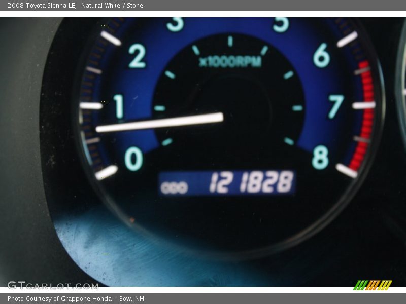 Natural White / Stone 2008 Toyota Sienna LE