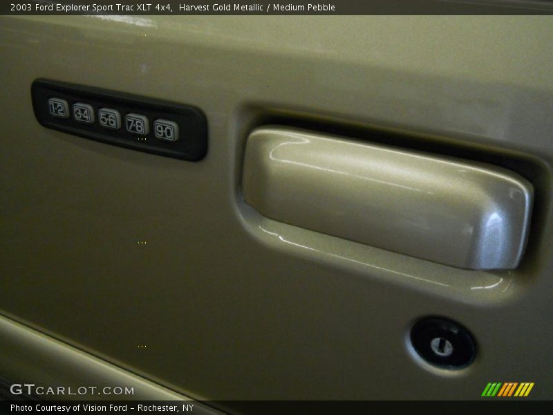 Harvest Gold Metallic / Medium Pebble 2003 Ford Explorer Sport Trac XLT 4x4