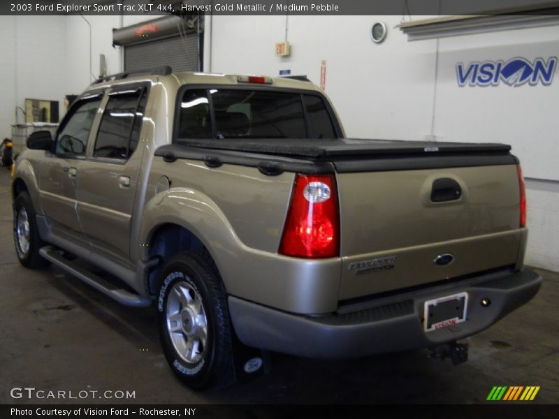 Harvest Gold Metallic / Medium Pebble 2003 Ford Explorer Sport Trac XLT 4x4