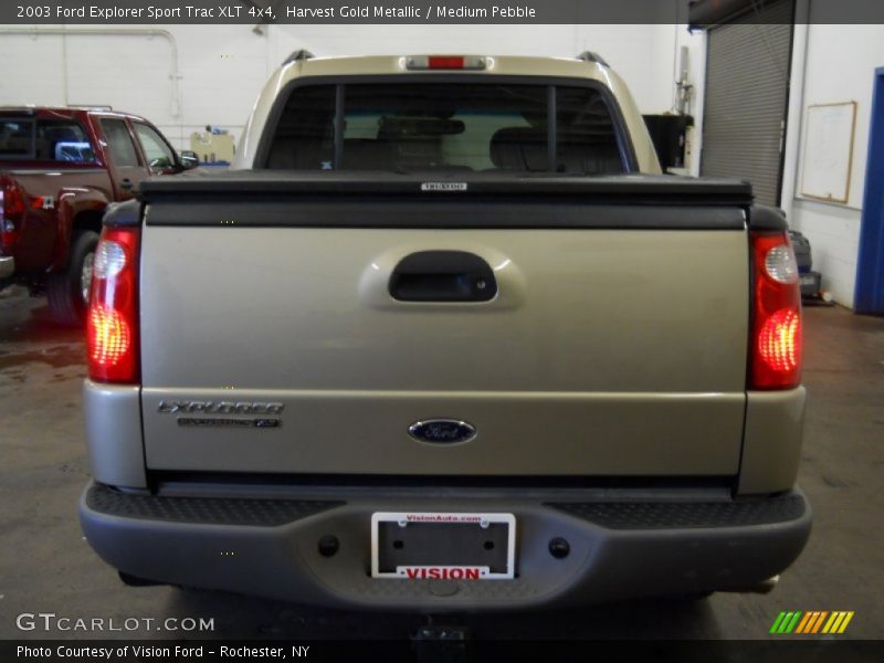 Harvest Gold Metallic / Medium Pebble 2003 Ford Explorer Sport Trac XLT 4x4