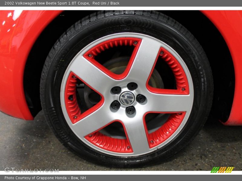 Red Uni / Black 2002 Volkswagen New Beetle Sport 1.8T Coupe