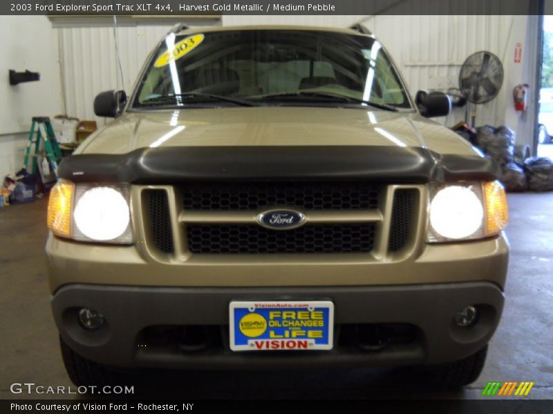 Harvest Gold Metallic / Medium Pebble 2003 Ford Explorer Sport Trac XLT 4x4