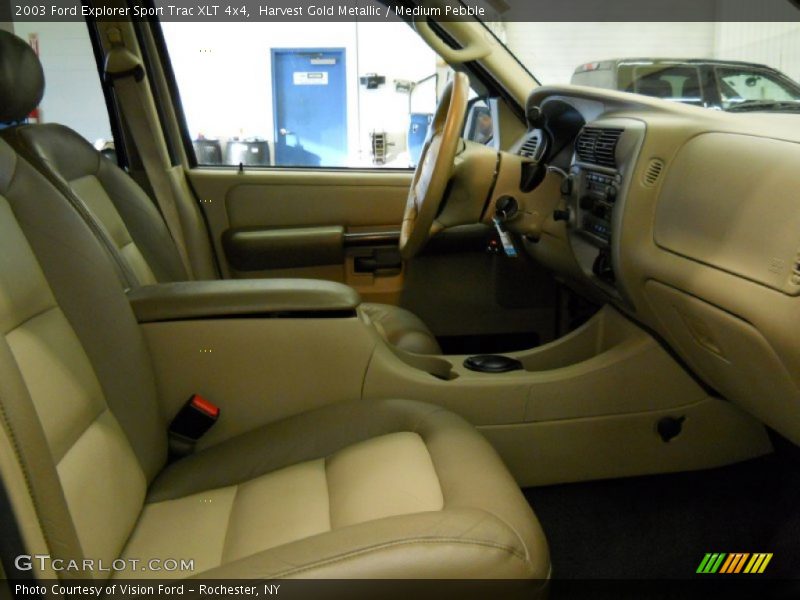 Harvest Gold Metallic / Medium Pebble 2003 Ford Explorer Sport Trac XLT 4x4