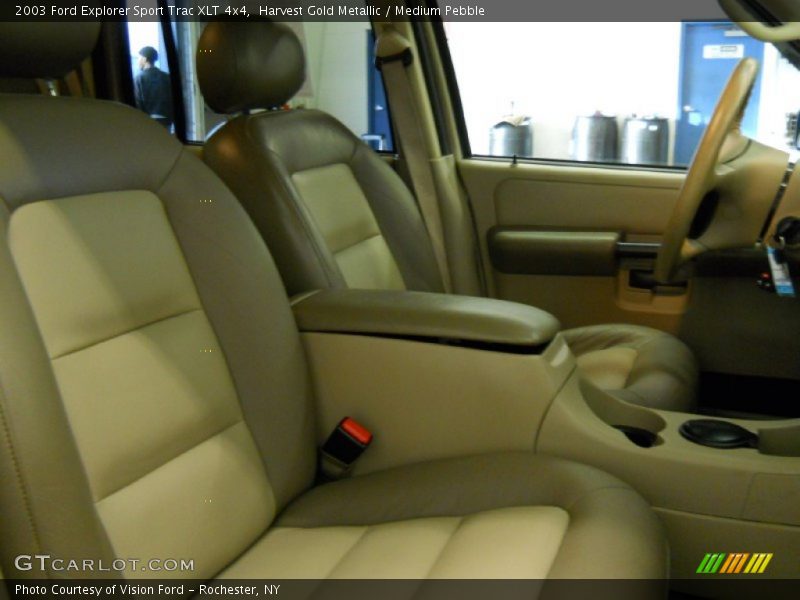 Harvest Gold Metallic / Medium Pebble 2003 Ford Explorer Sport Trac XLT 4x4