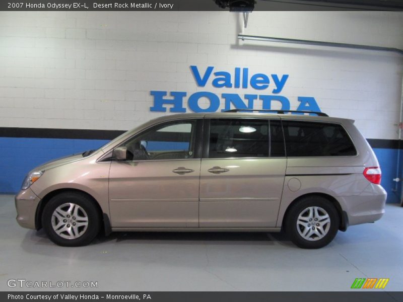 Desert Rock Metallic / Ivory 2007 Honda Odyssey EX-L