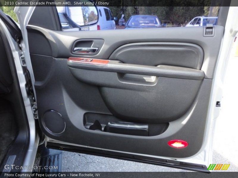 Silver Lining / Ebony 2010 Cadillac Escalade Premium AWD