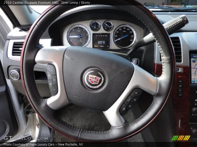 Silver Lining / Ebony 2010 Cadillac Escalade Premium AWD