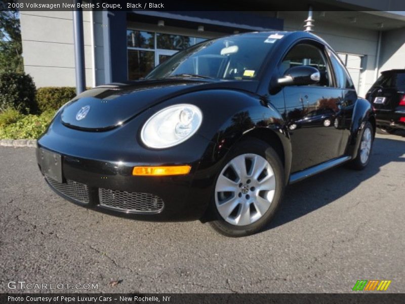 Black / Black 2008 Volkswagen New Beetle S Coupe