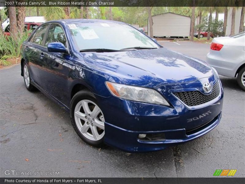 Blue Ribbon Metallic / Dark Charcoal 2007 Toyota Camry SE