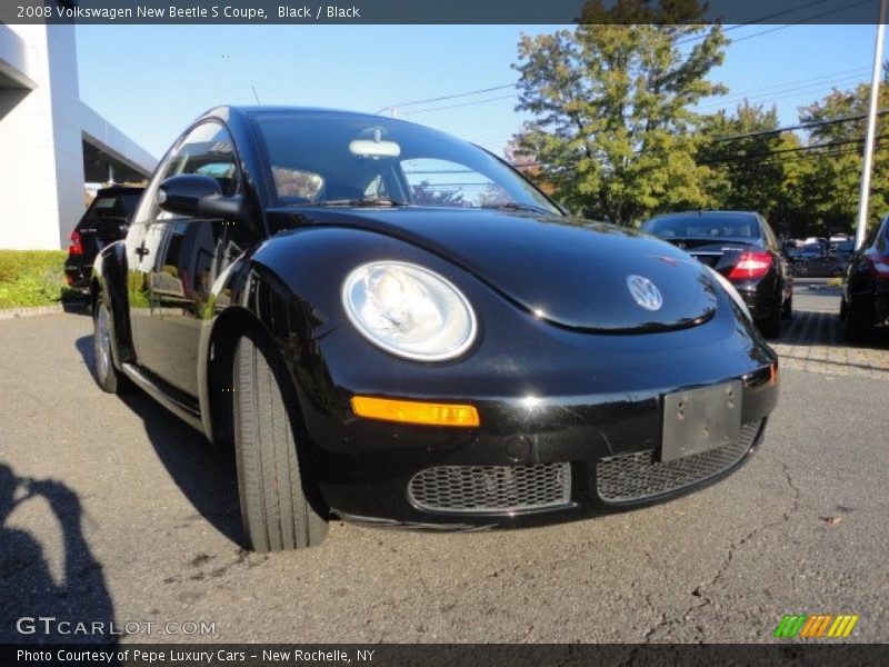 Black / Black 2008 Volkswagen New Beetle S Coupe