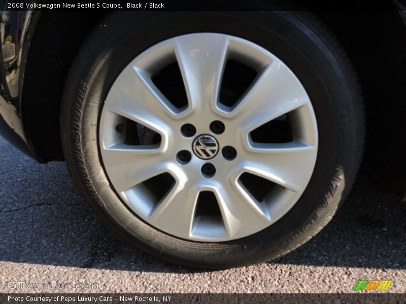 Black / Black 2008 Volkswagen New Beetle S Coupe