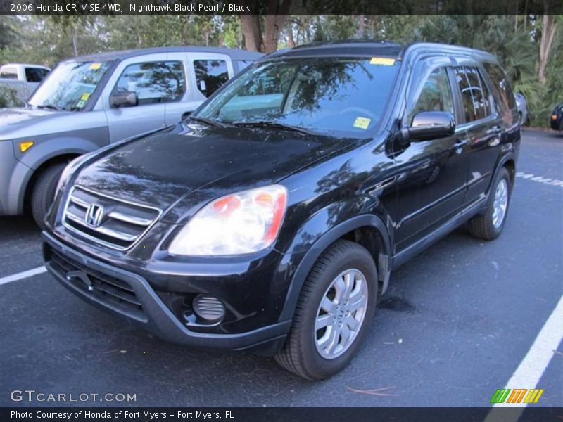 Nighthawk Black Pearl / Black 2006 Honda CR-V SE 4WD