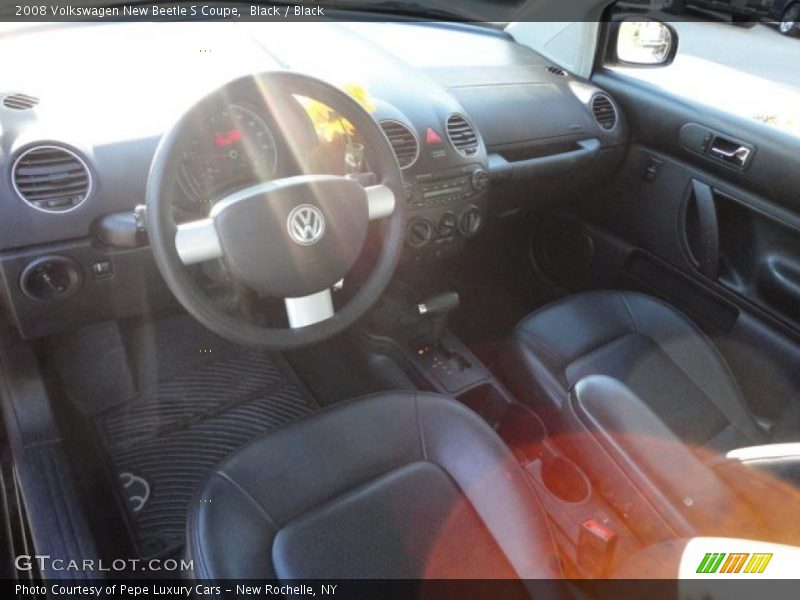 Black / Black 2008 Volkswagen New Beetle S Coupe