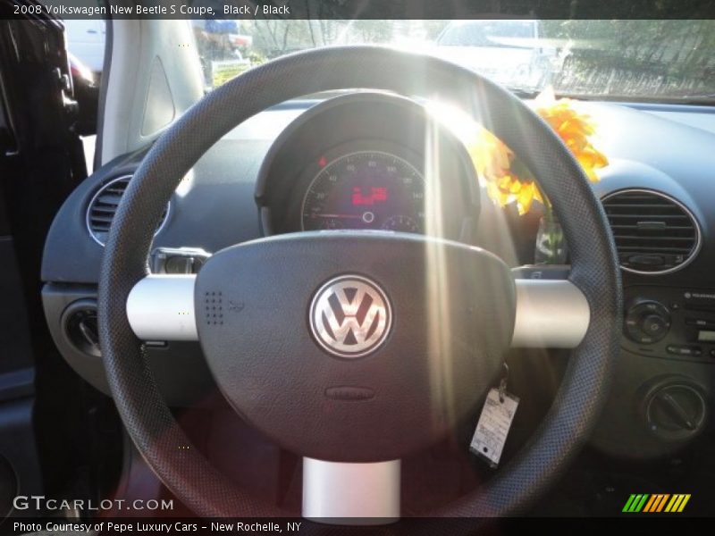Black / Black 2008 Volkswagen New Beetle S Coupe