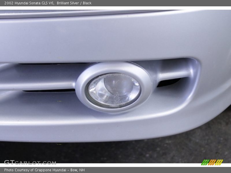 Brilliant Silver / Black 2002 Hyundai Sonata GLS V6