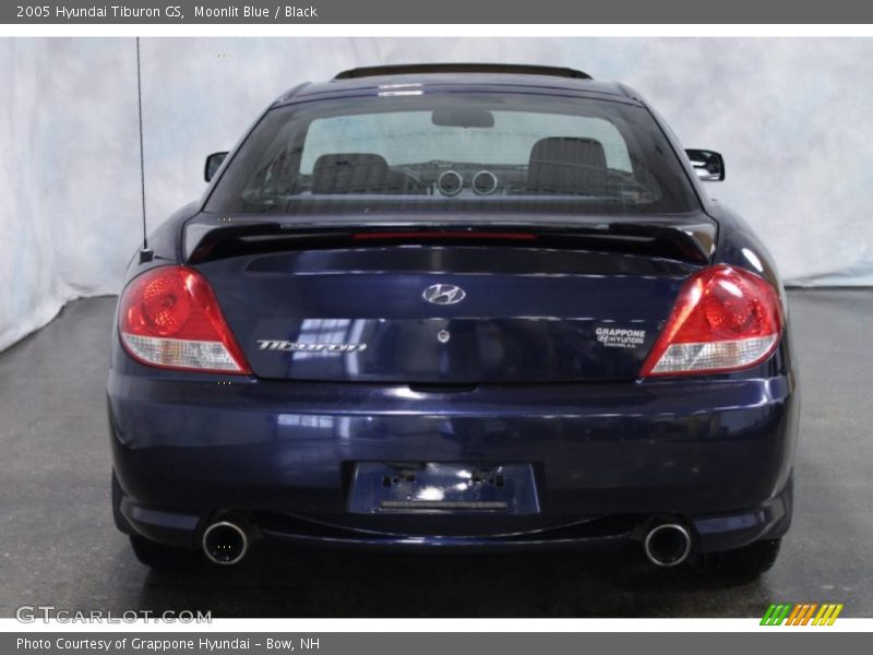 Moonlit Blue / Black 2005 Hyundai Tiburon GS