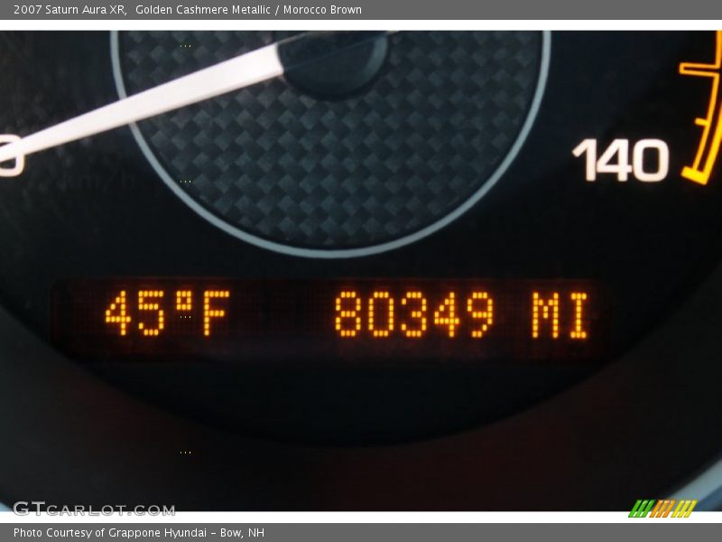 Golden Cashmere Metallic / Morocco Brown 2007 Saturn Aura XR