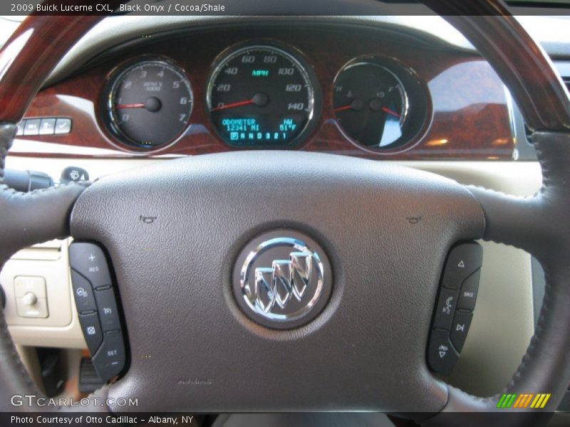 Black Onyx / Cocoa/Shale 2009 Buick Lucerne CXL