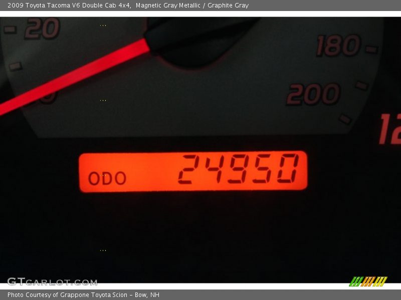 Magnetic Gray Metallic / Graphite Gray 2009 Toyota Tacoma V6 Double Cab 4x4