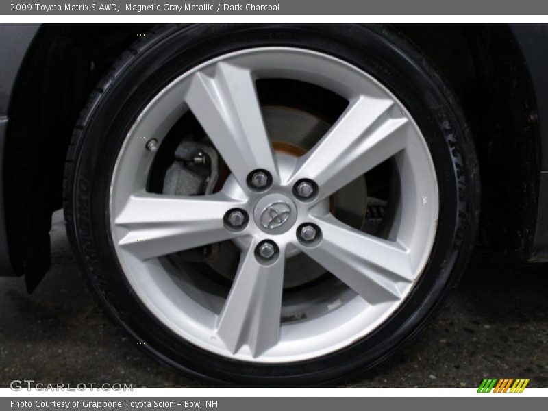 Magnetic Gray Metallic / Dark Charcoal 2009 Toyota Matrix S AWD