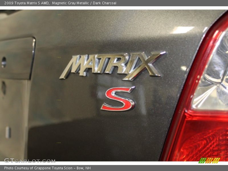 Magnetic Gray Metallic / Dark Charcoal 2009 Toyota Matrix S AWD